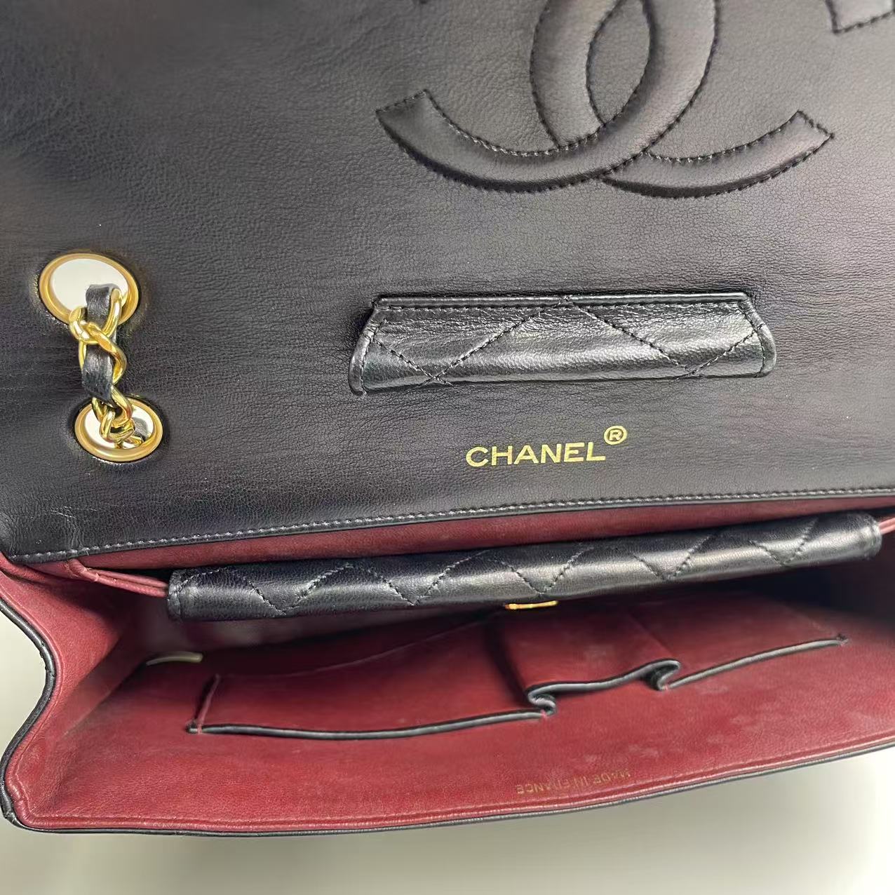 Chanel Vintage Classic Flap Bag with Detachable Pouch (Mother & Child Set)