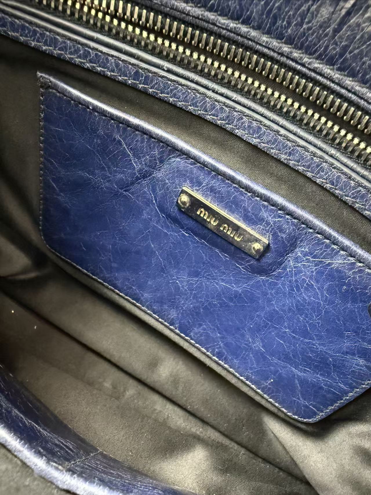 MIUMIU Leather Vintage Tote Bag