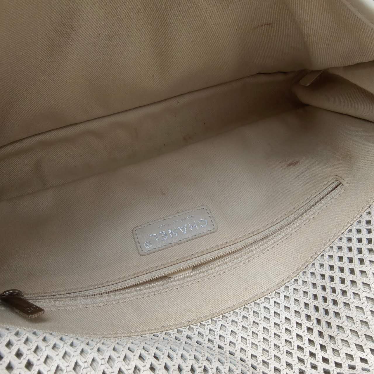 Chanel Perforated Leather Flap Bag
