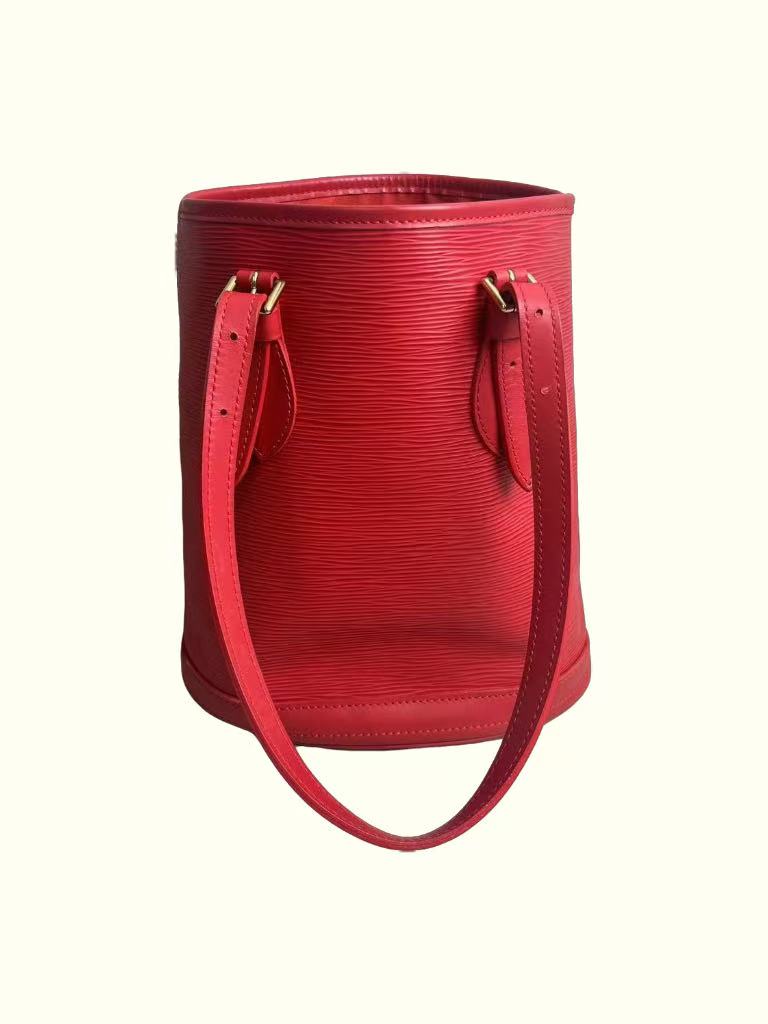 Louis Vuitton Petit Bucket RedBag Epi Leather