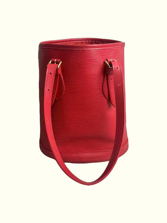 Louis Vuitton Petit Bucket RedBag Epi Leather