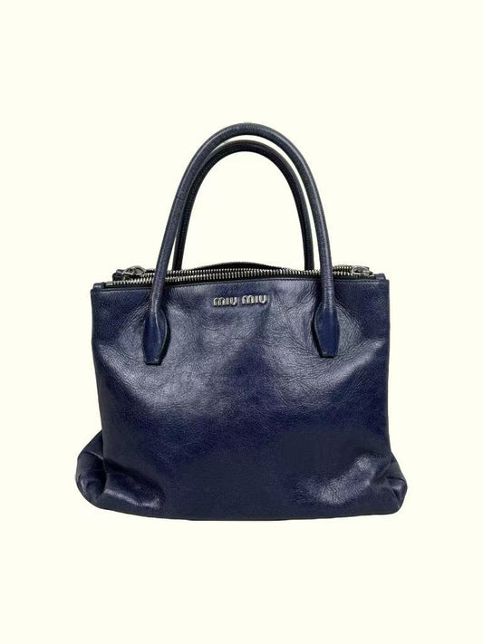 MIUMIU Leather Vintage Tote Bag