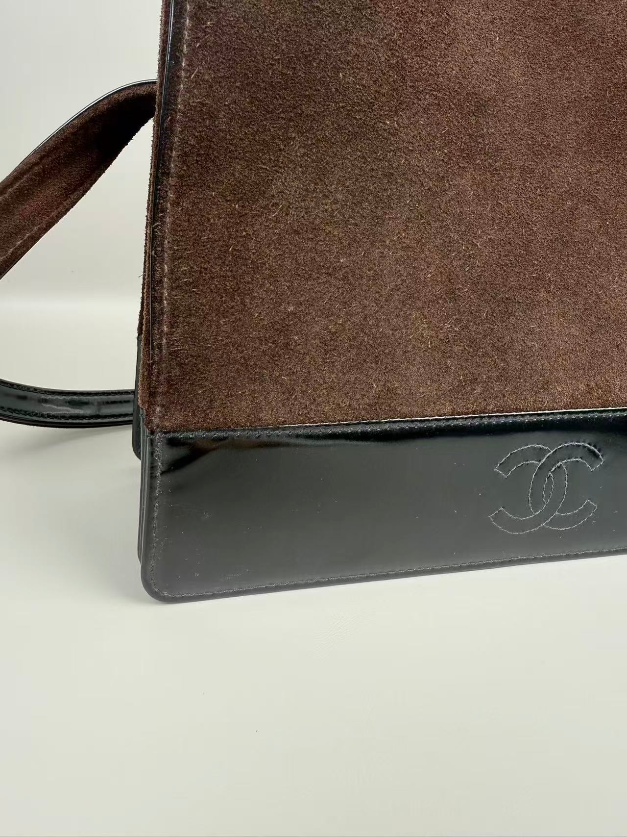 CHANEL Suede Vintage Handbag