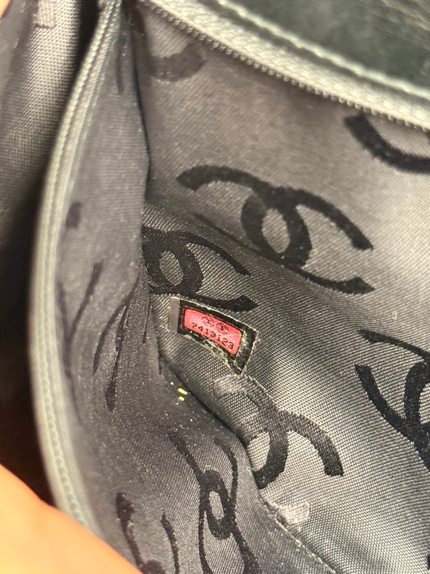 Black Quilted Calfskin Wild Stitch Surpique Flap Bag Vintage