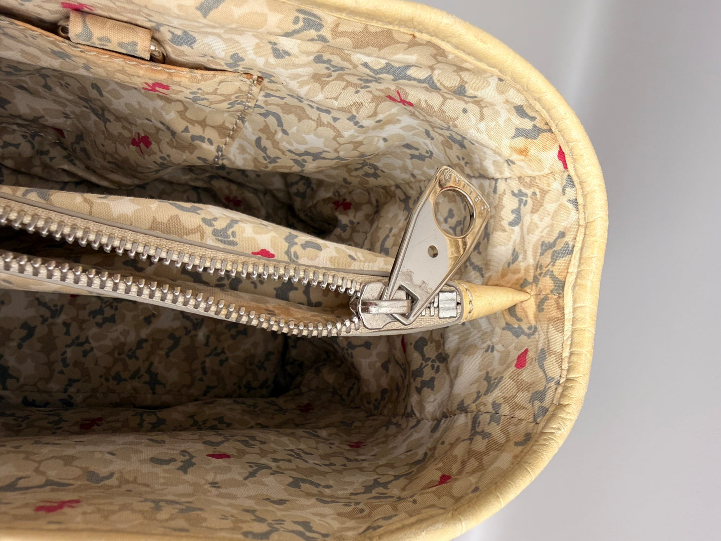 CELINE Boogie Triomphe Tote Handbag Denim Vintage