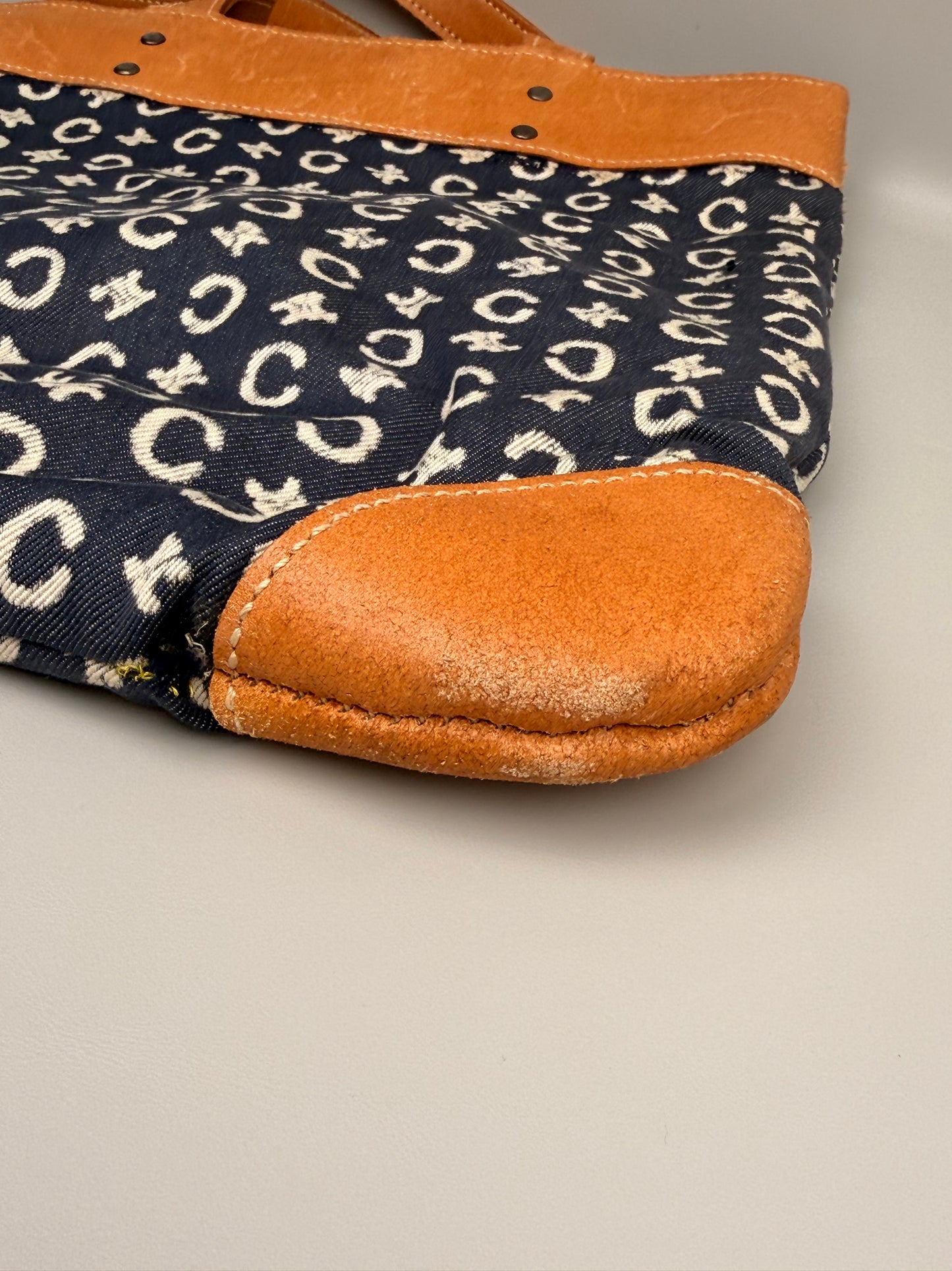 Celine Denim Shoulder Bag Vintage