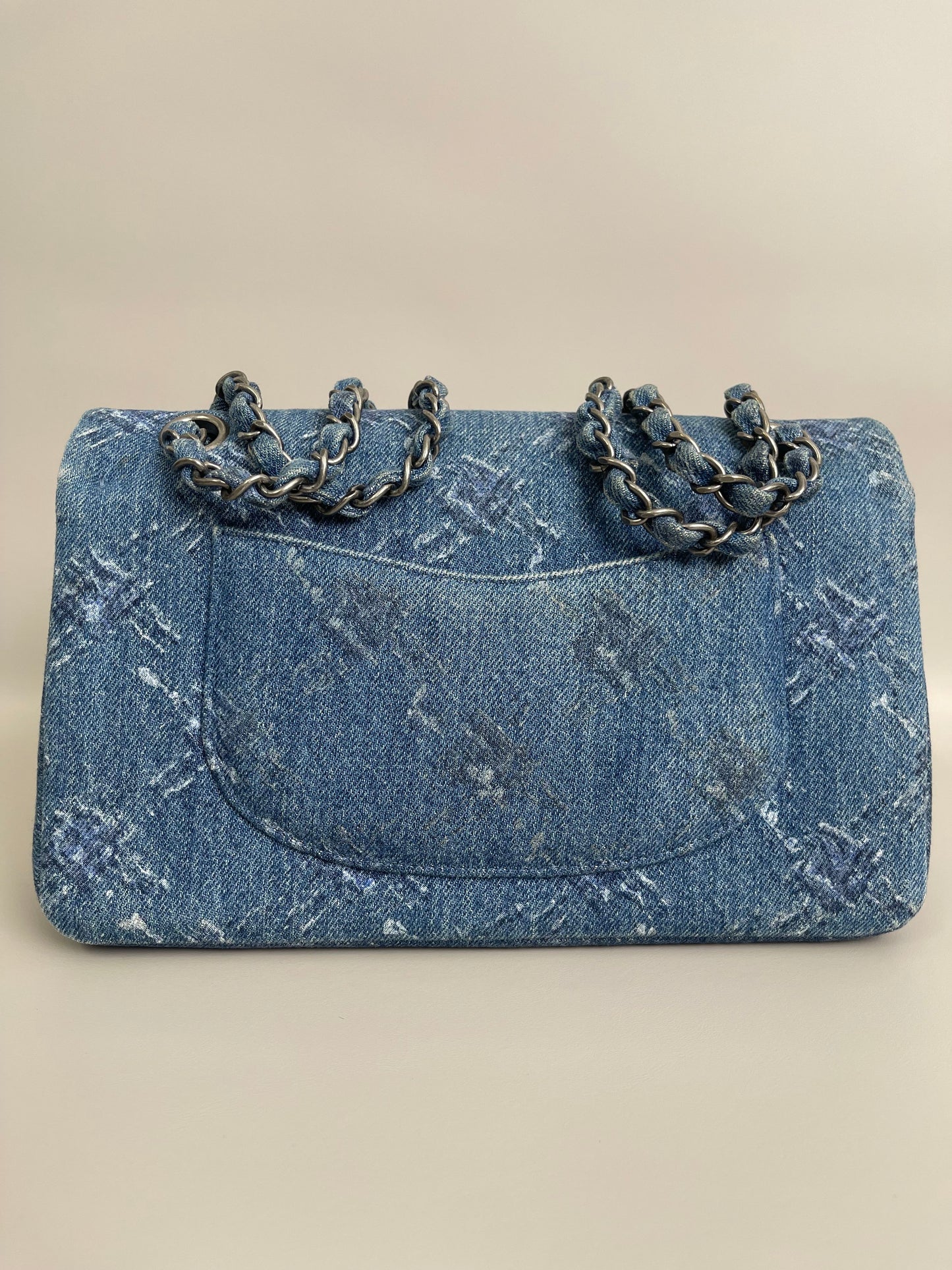 Chanel denim Classico Flap 25