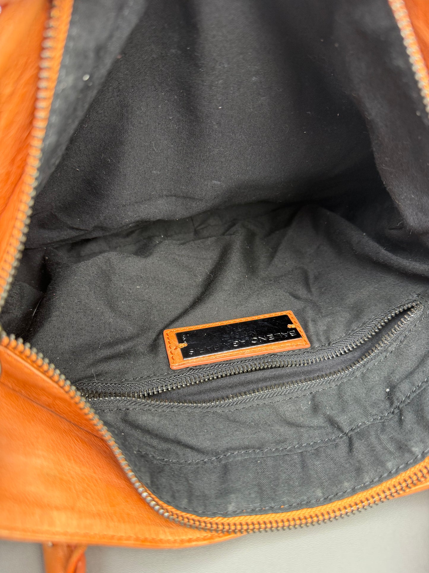Balenciaga Tan First Leather Vintage Handbag