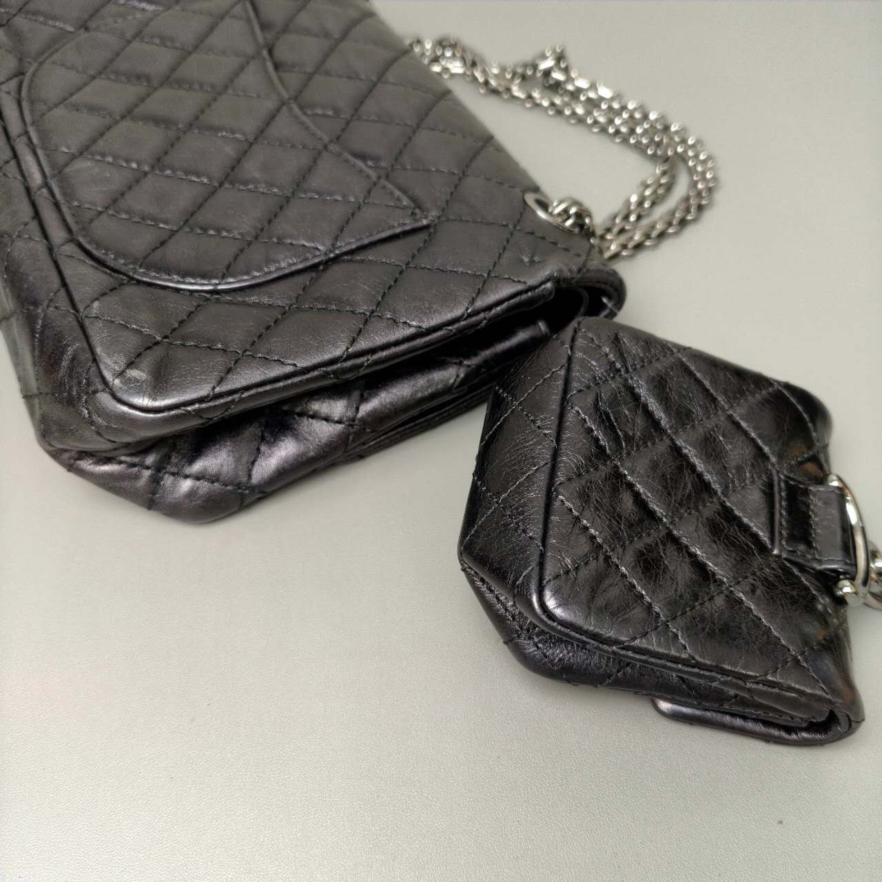 Chanel 2.55 Reissue Flap Bag with Mini Pouch