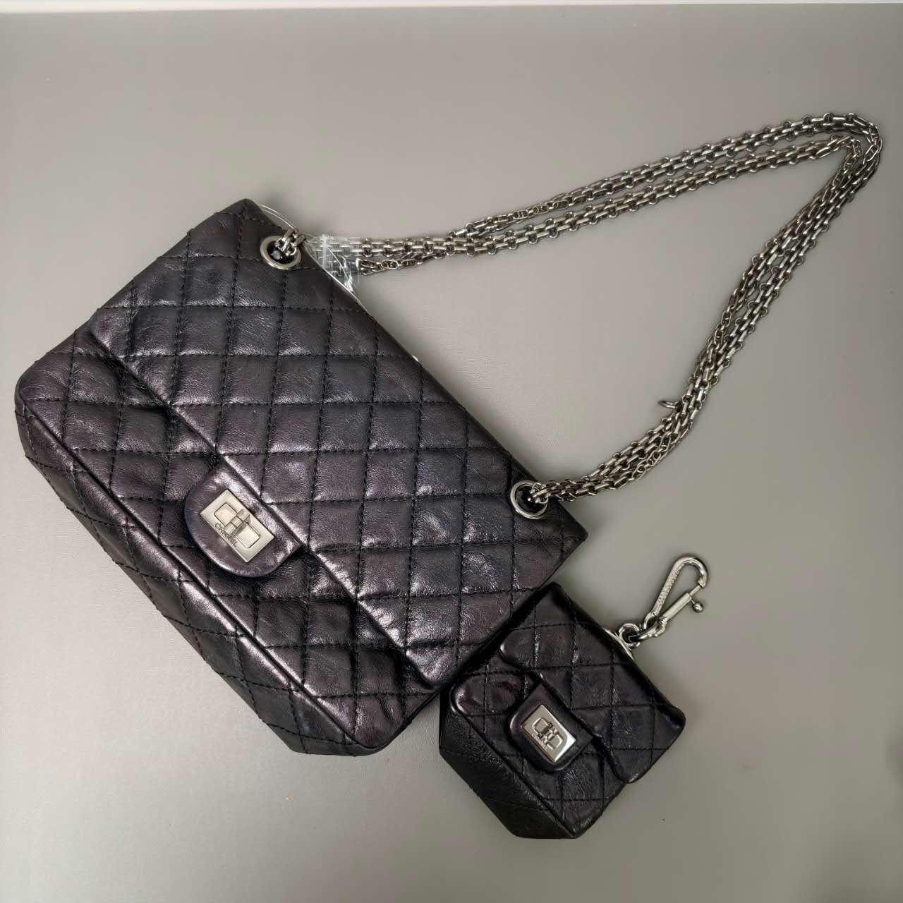 Chanel 2.55 Reissue Flap Bag with Mini Pouch