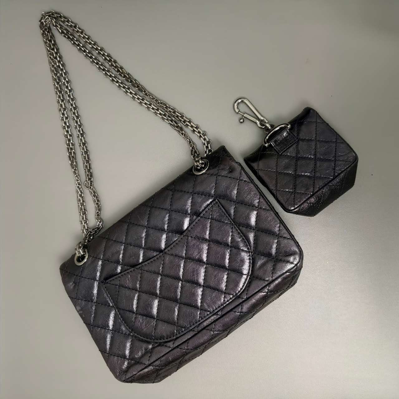 Chanel 2.55 Reissue Flap Bag with Mini Pouch