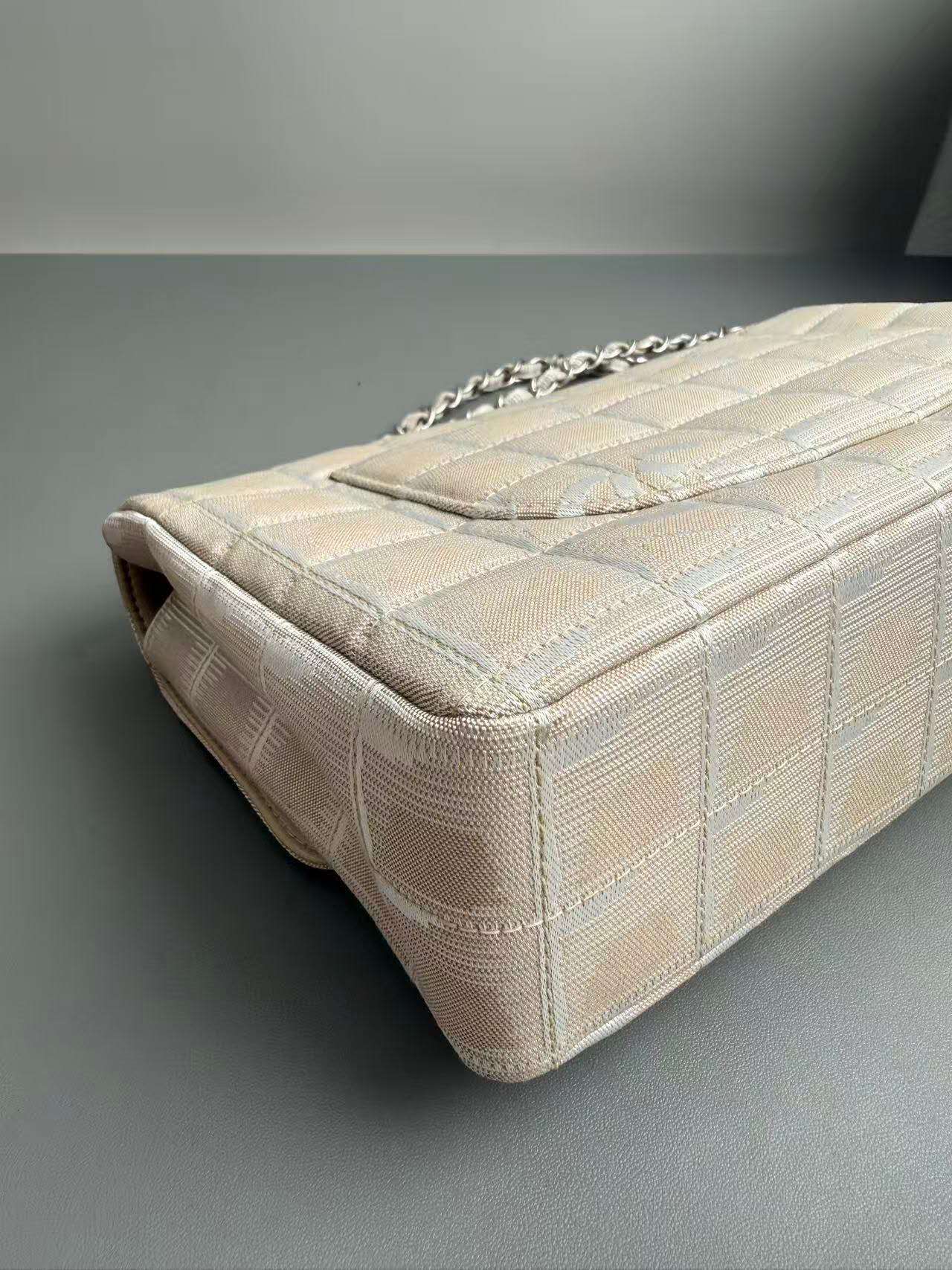 Chanel New Travel Line Flap Bag (Jacquard Grid)