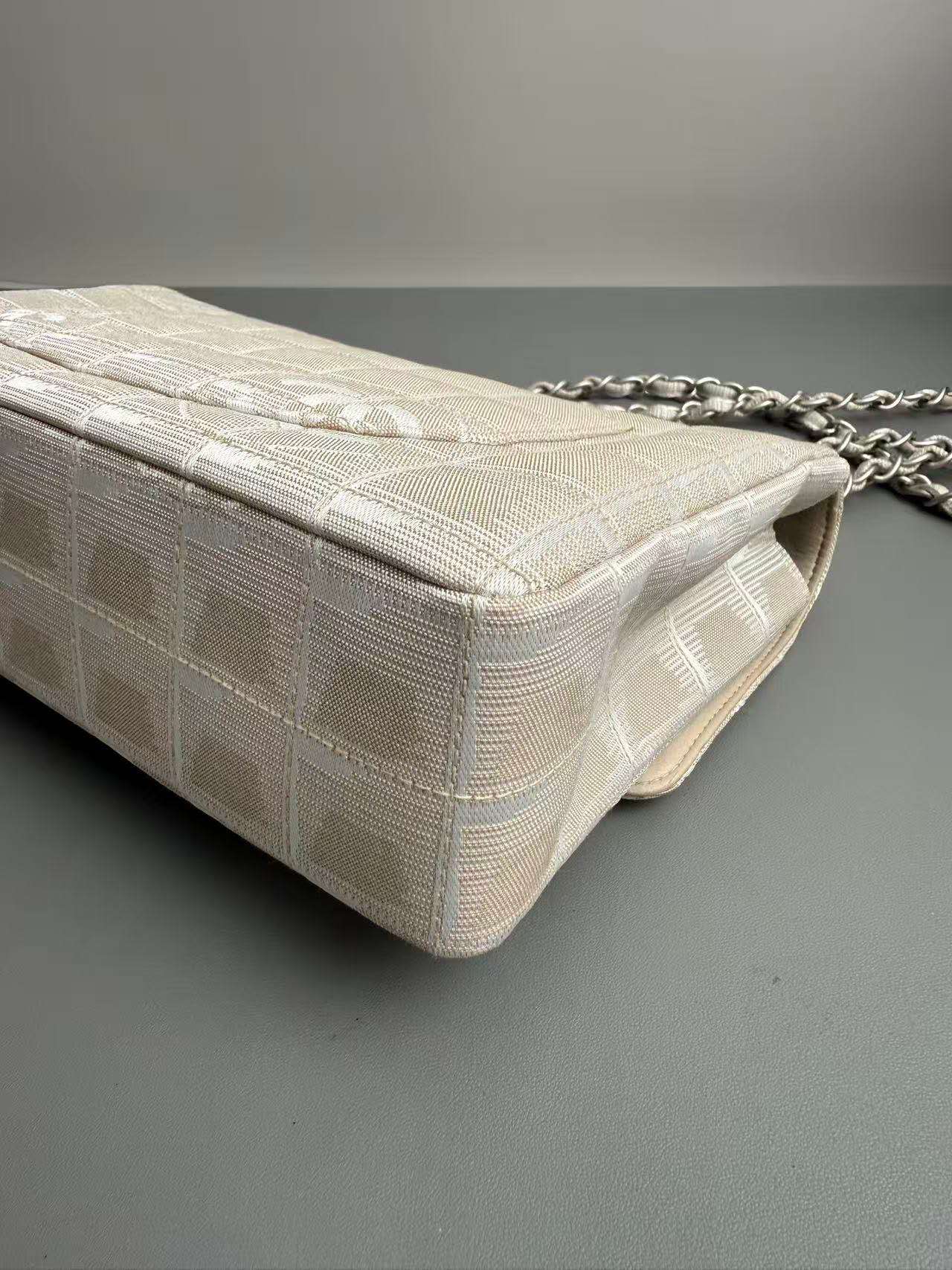 Chanel New Travel Line Flap Bag (Jacquard Grid)