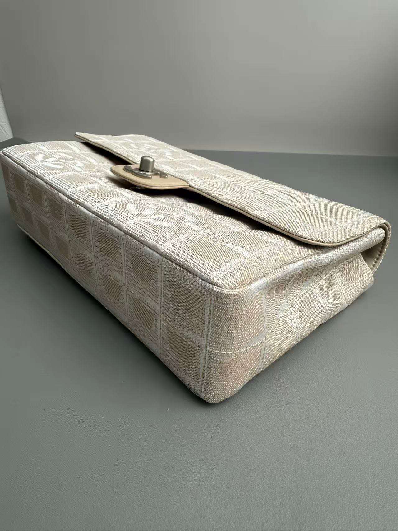 Chanel New Travel Line Flap Bag (Jacquard Grid)
