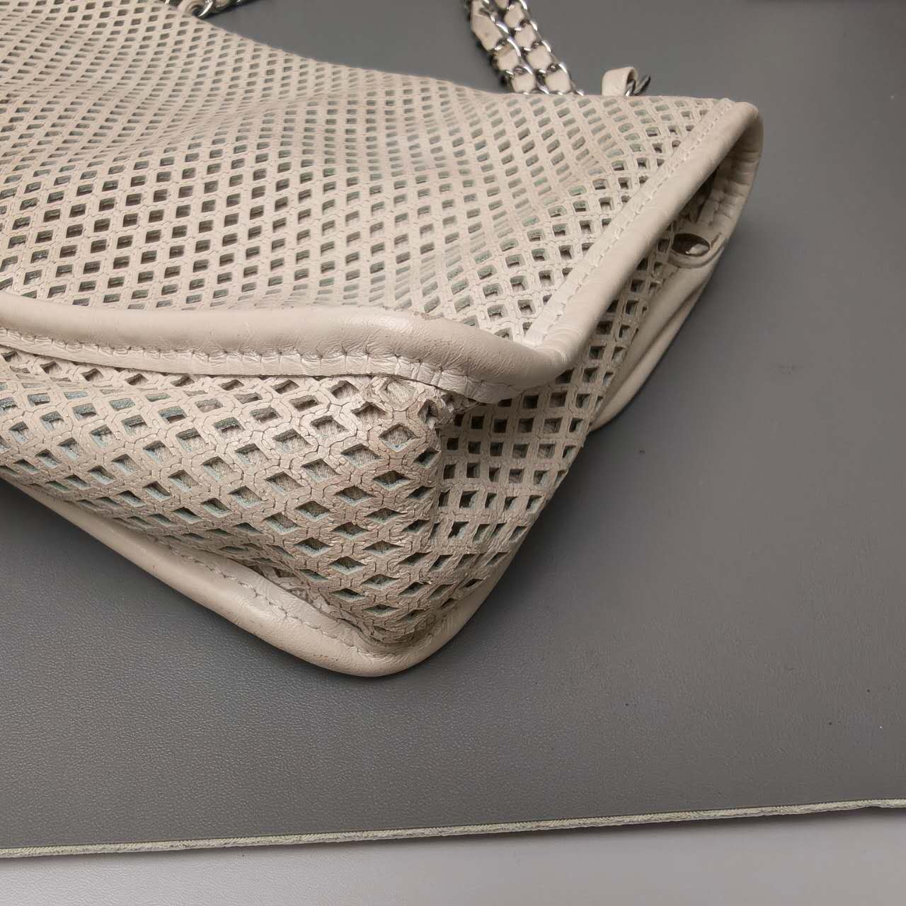 Chanel Perforated Leather Flap Bag