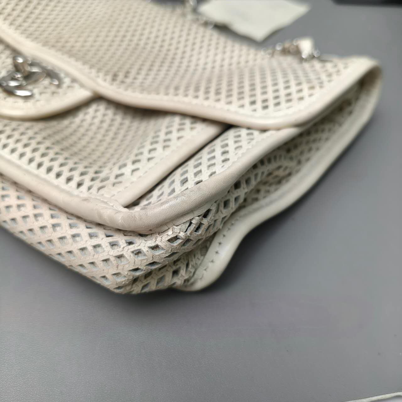 Chanel Perforated Leather Flap Bag