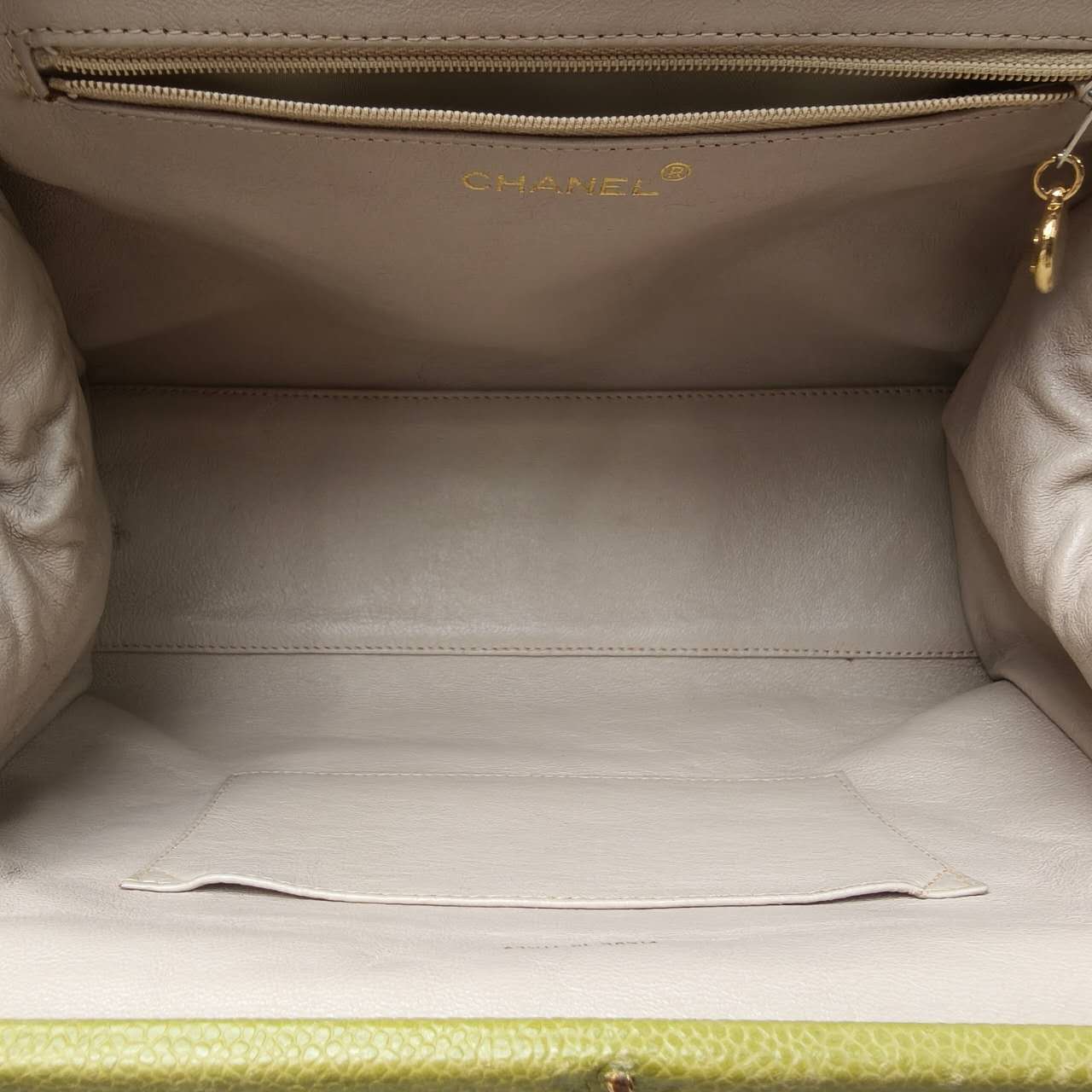 Chanel Quilted Caviar Chain Tote