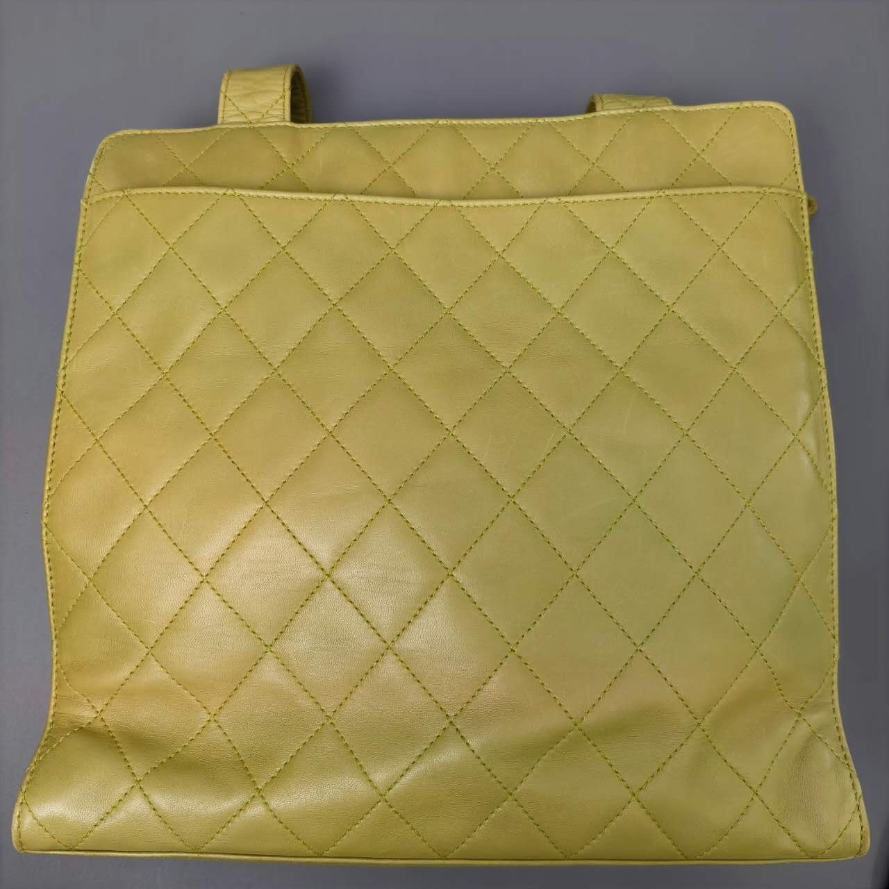 Chanel Quilted Leather Tote Bag
