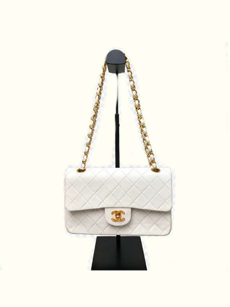 Chanel Classic Flap Bag in White