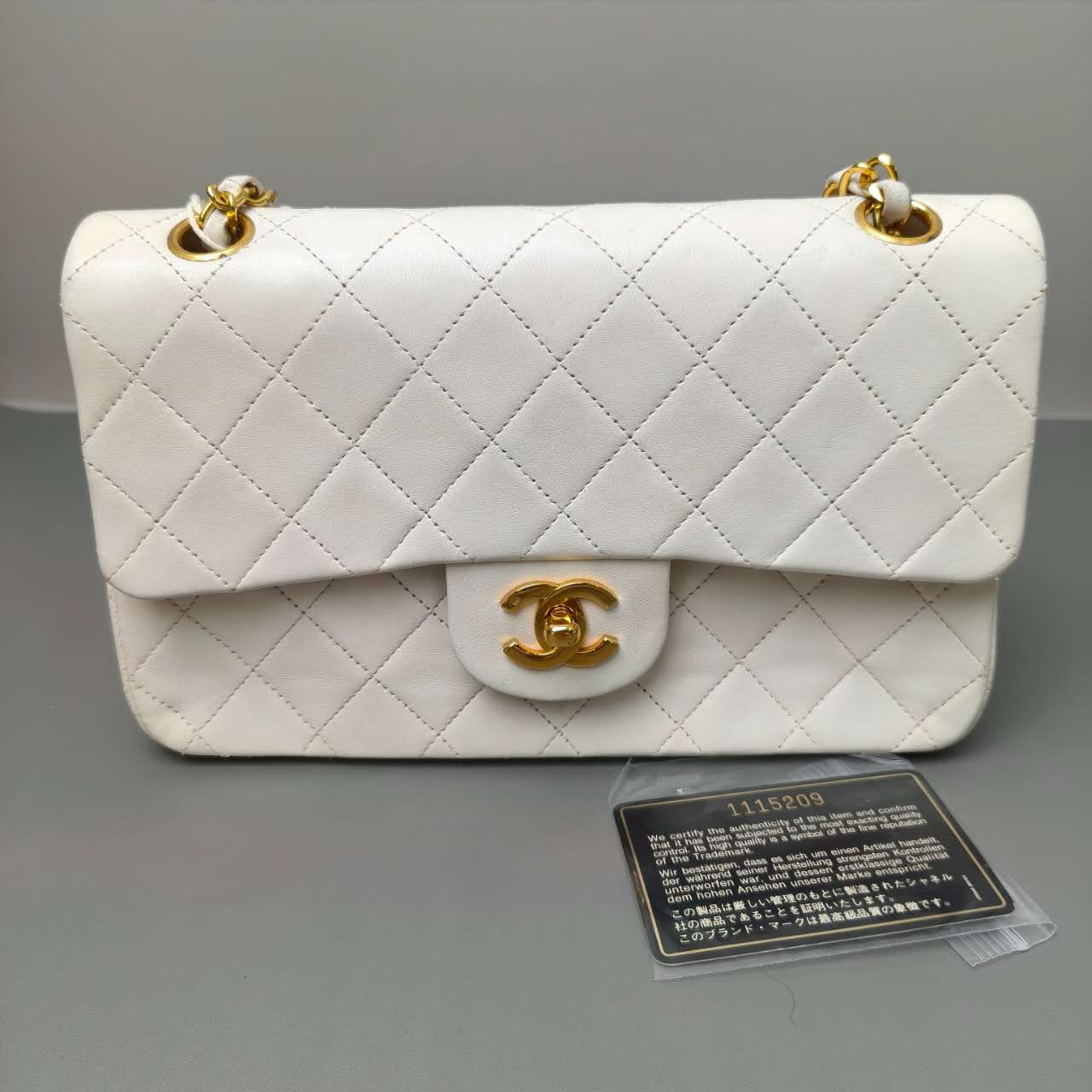 Chanel Classic Flap Bag in White