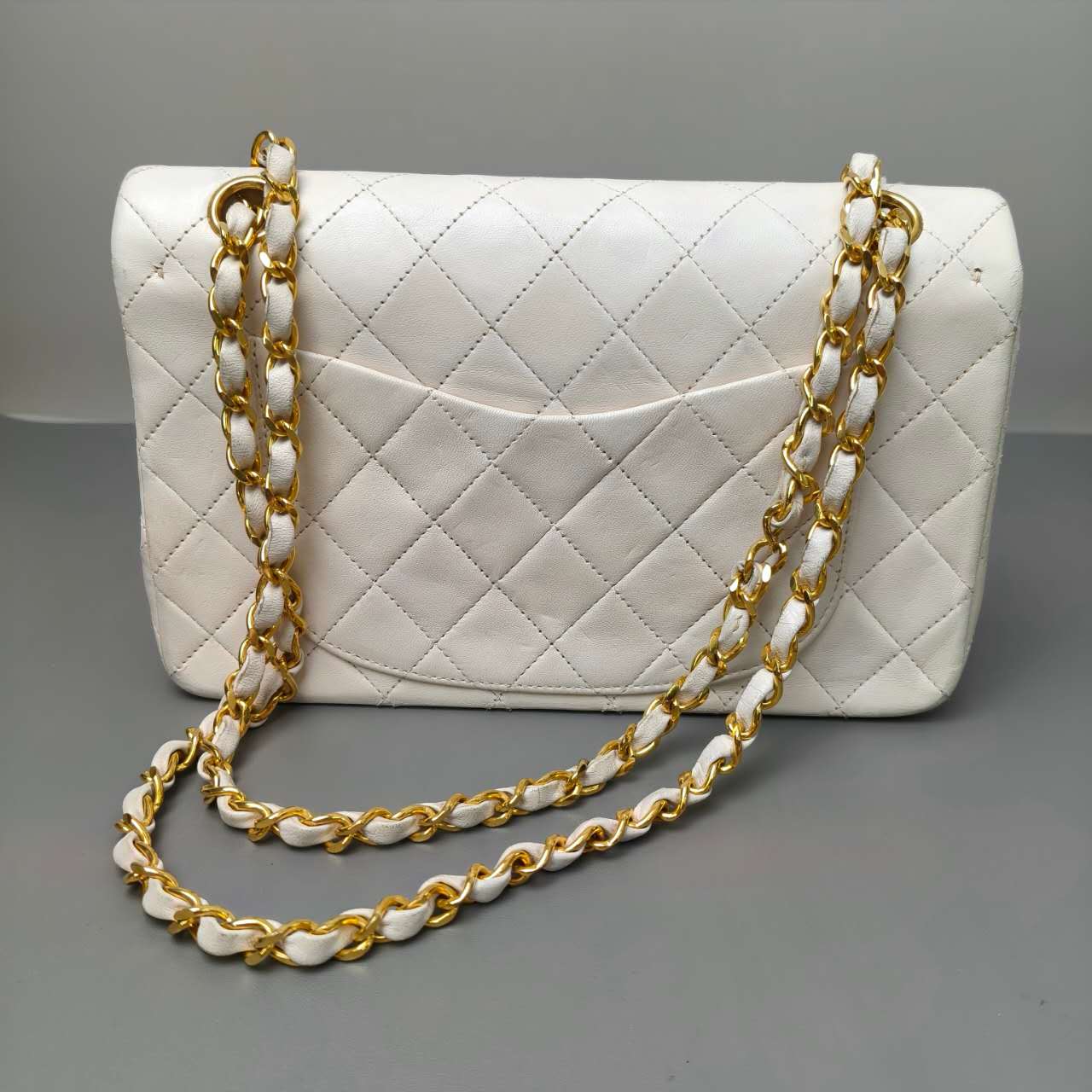 Chanel Classic Flap Bag in White