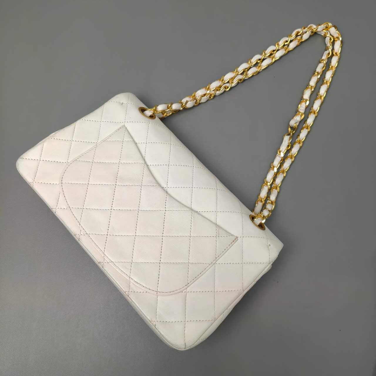 Chanel Classic Flap Bag in White