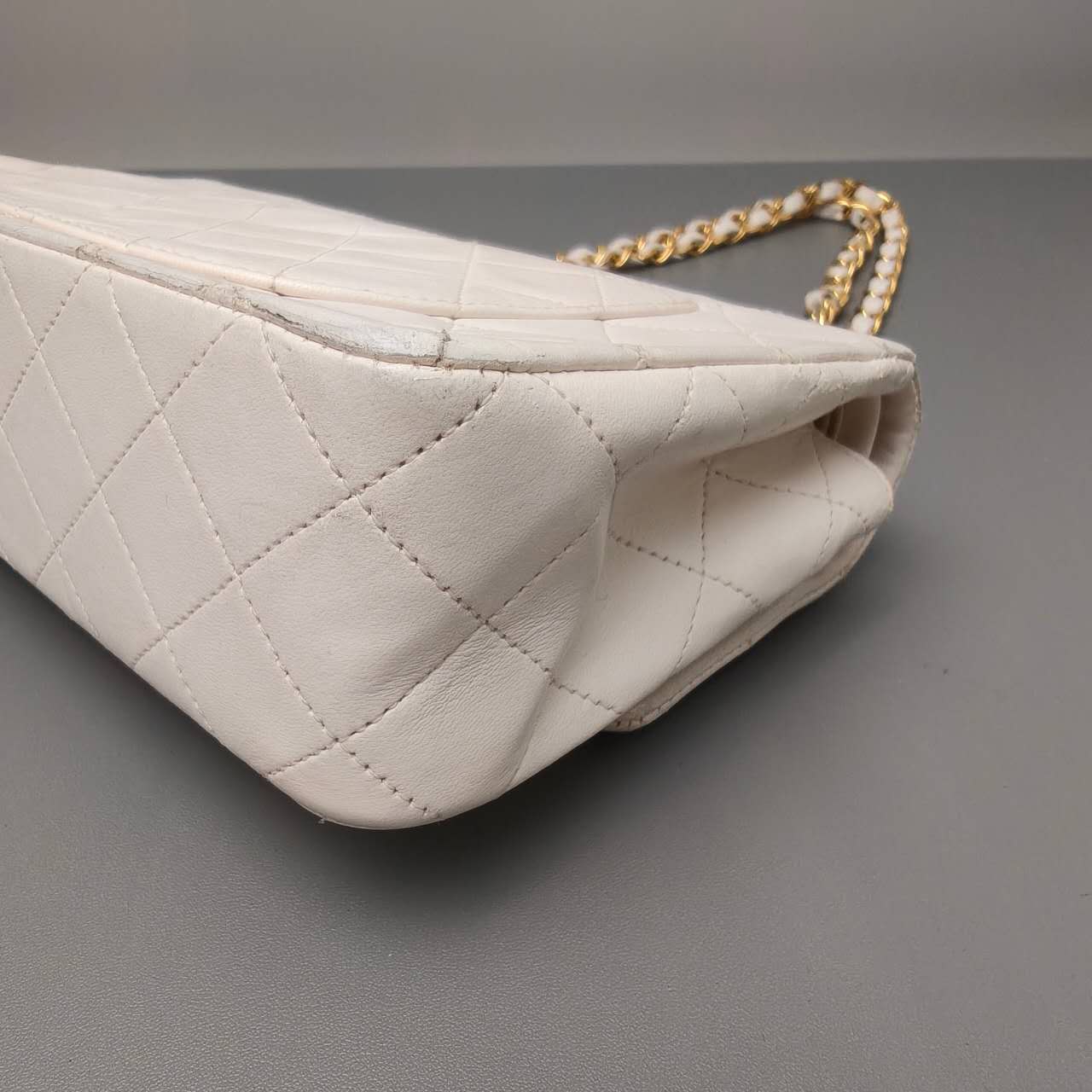 Chanel Classic Flap Bag in White