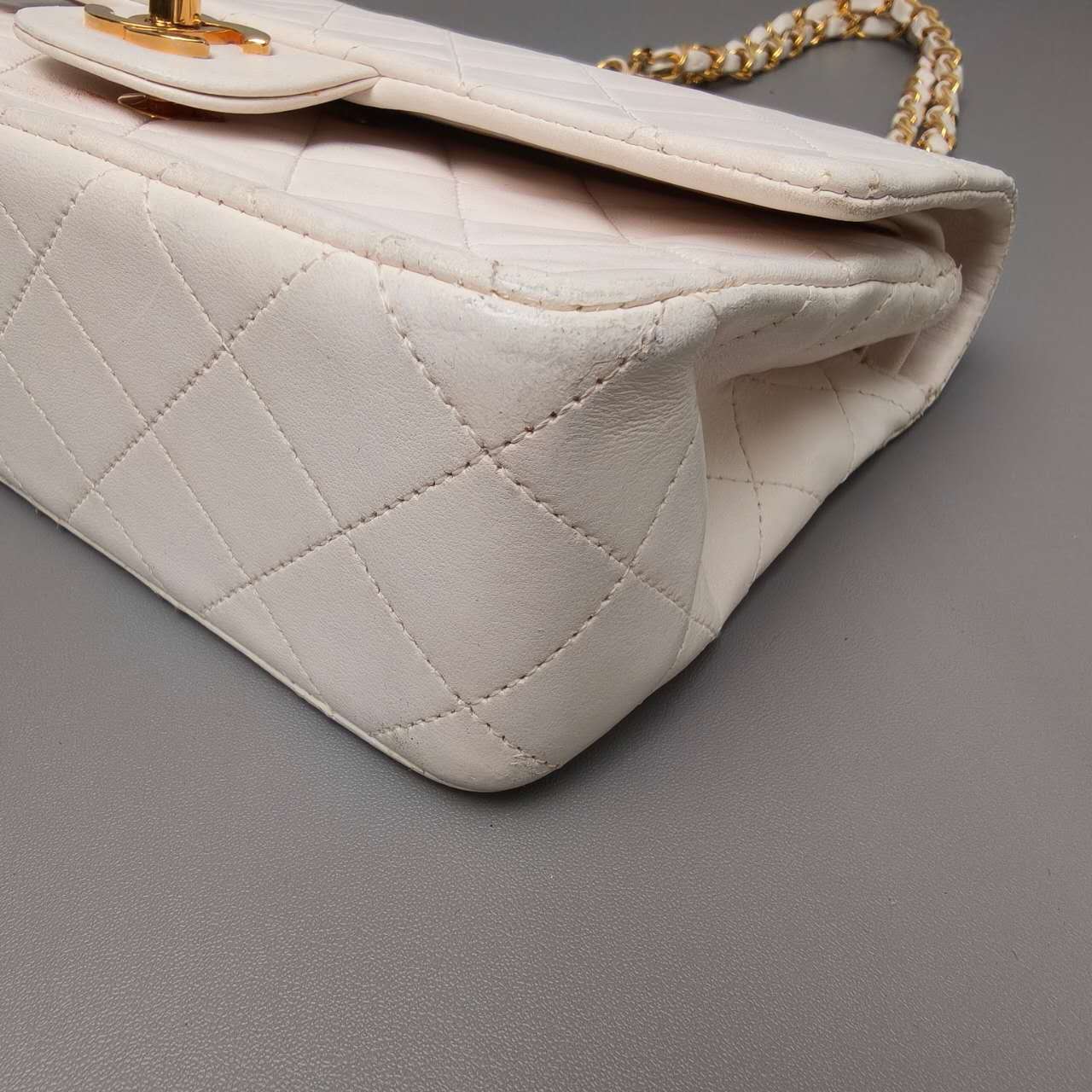 Chanel Classic Flap Bag in White