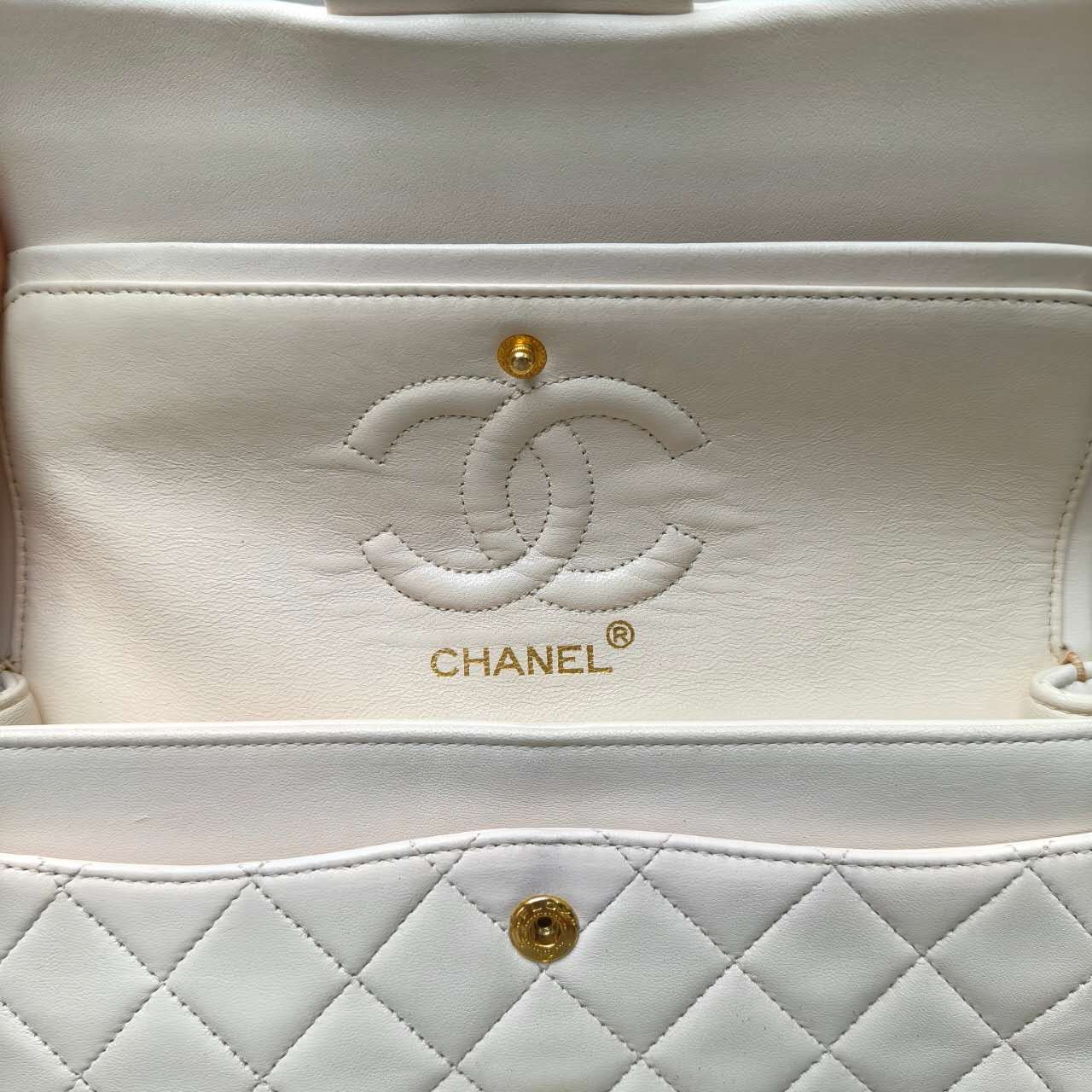 Chanel Classic Flap Bag in White