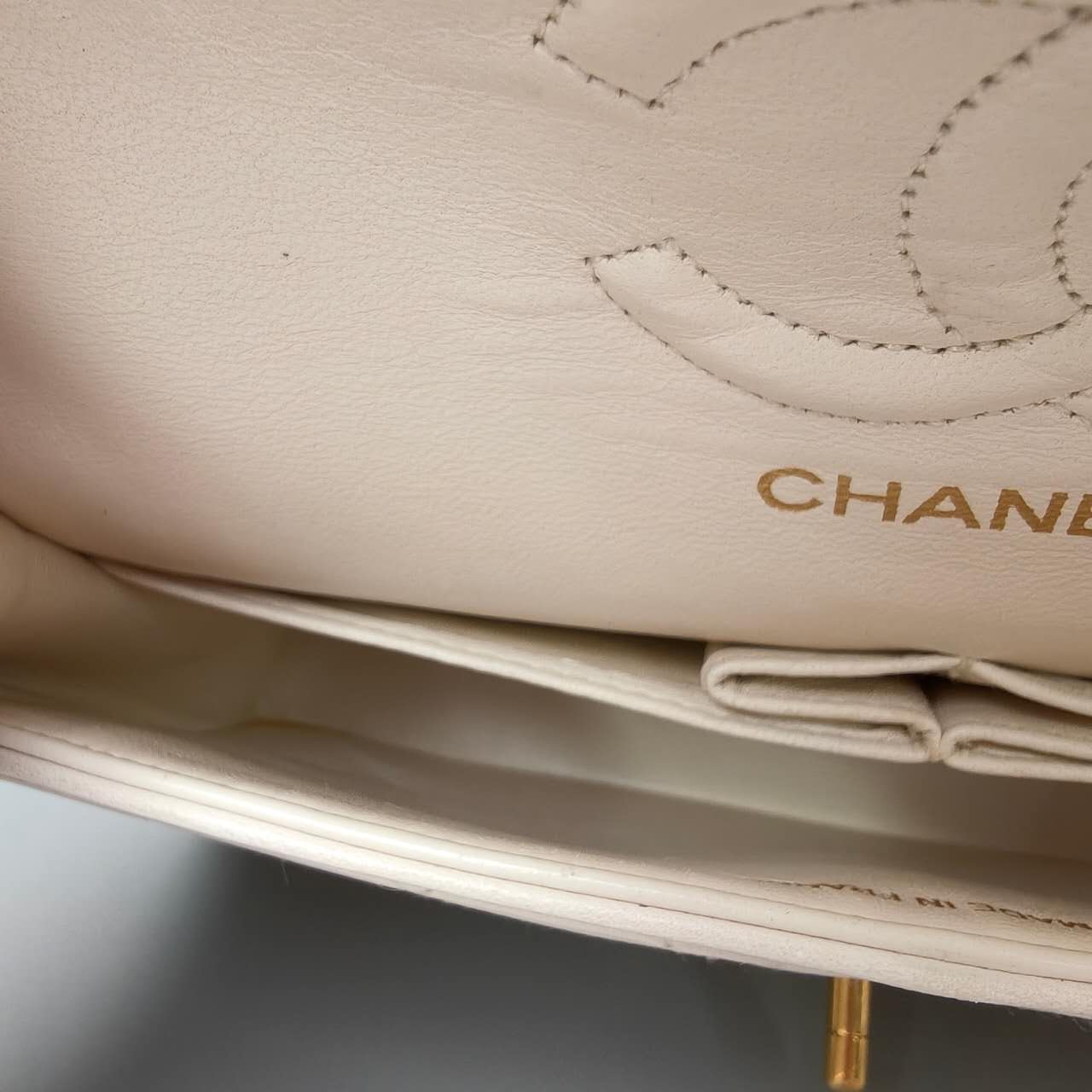 Chanel Classic Flap Bag in White
