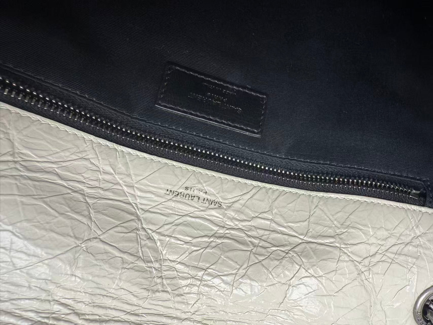 SAINT LAURENT PARIS Vintage NIKI leather