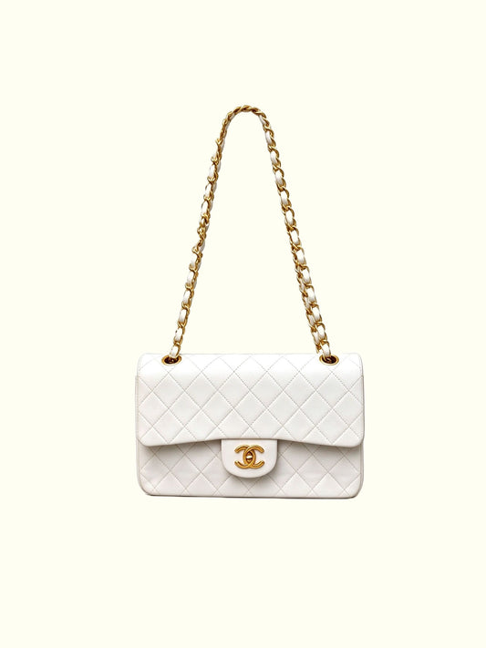 Chanel Classic Flap Bag in White